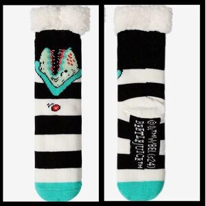 Beetlejuice ultra plush thick cozy socks / NEW in original packaging